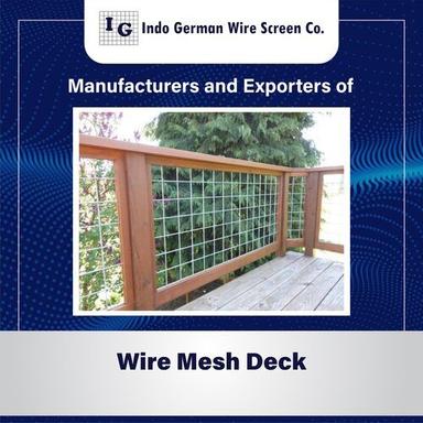 Sliver Wire Mesh Deck