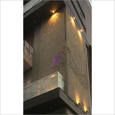 Hygienic Backlit Facade Panel Parametric Outdoor 3D Wall Carving