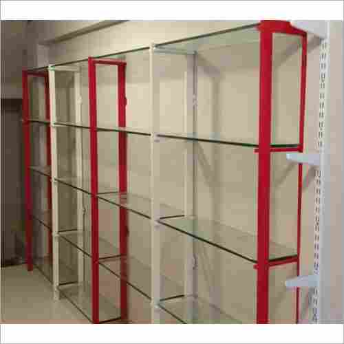 Single Glass Shelf Rack