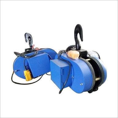 Blue Electric Chain With Trolley Hoist