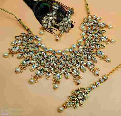 Bollywood Style Kundan Necklace Set