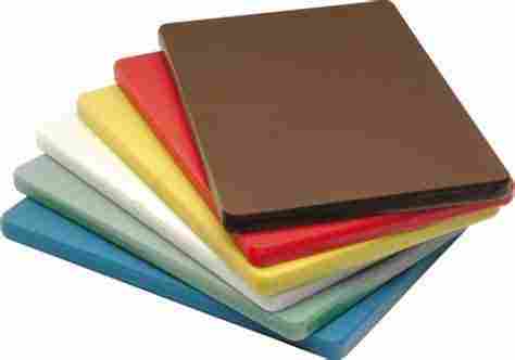 Chopping Board HDPE White Yellow Brown Red Blue Green Purple  Grey 18 X 12 X 1