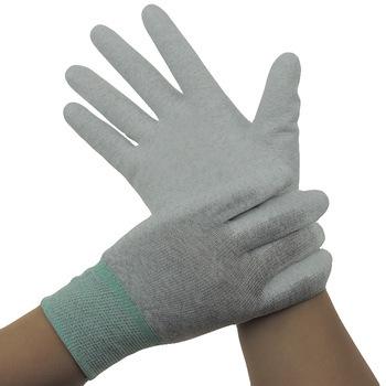 Carbon Pu Palm Coated Gloves