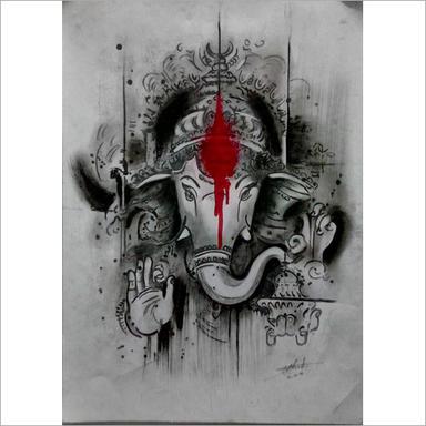 Modernism Lord Ganesha Painting