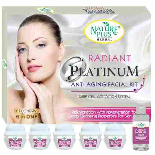 Nature Plus Herbal Platinum Anti-aging Facial Kit, 370gm