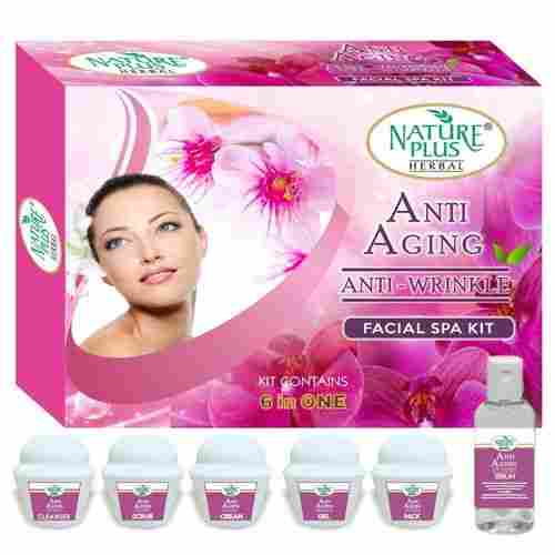 Nature Plus Herbal Anti-aging Anti-wrinkle Facial Kit, 370gm