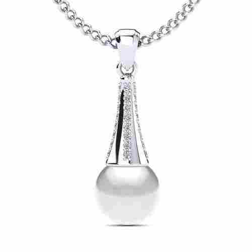 silver Pearl Pendant