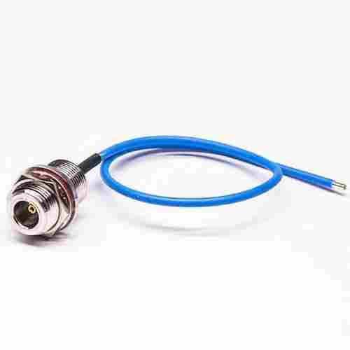 RF Cable Jumpers RG405 Assembly 30CM With N Bulkhead Female Connector