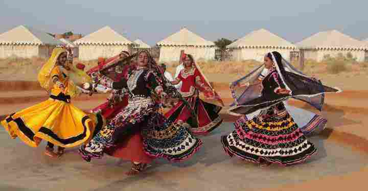 Rajasthani kalbelia costume choli, skirt, dupatta