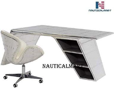 Aluminum Wing Desk Beautiful Handmade Furniture