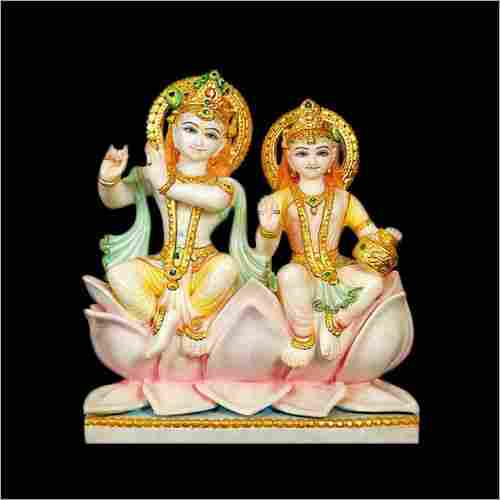 Marble Radha Krishna Statue For Temple