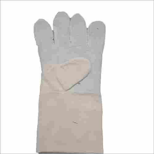 White Soft Leather Hand Gloves