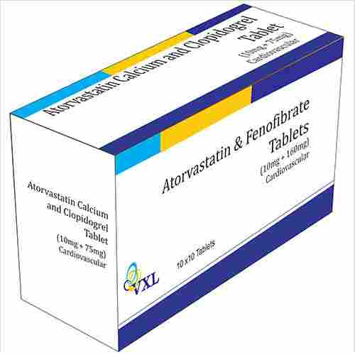 10 mg Atorvastatin and Fenofibrate Tablets
