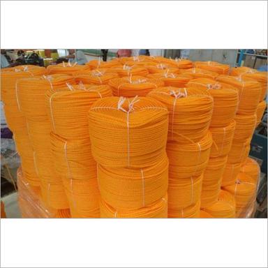 Orange Hdpe Ropes Texture: Plain