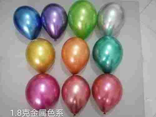 10inch 1.8g chrome Latex balloon