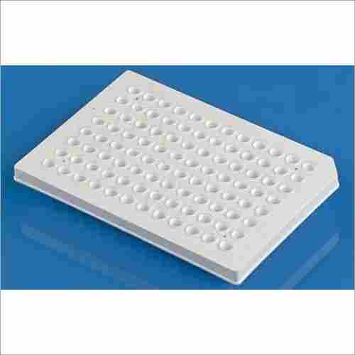 Half Skirt 0.2ml 96 Well PCR Plates in White Color