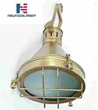 NauticalMart Vintage Brass Finish - Pendant Design Lamp/Ceiling Light/Ceiling Lamp/Pendant Lamp