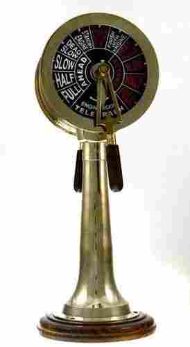 Ship Engine Telegraph 12" Marine Home Decor Nautical Brass Telegraph