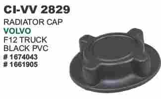 Radiator Cap Volvo F12 Truck Black Pvc