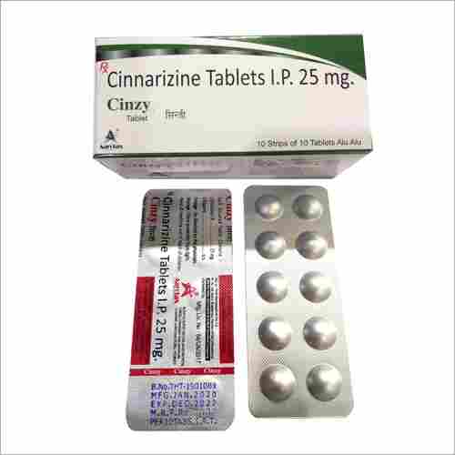 25 mg Cinnarizine Tablets