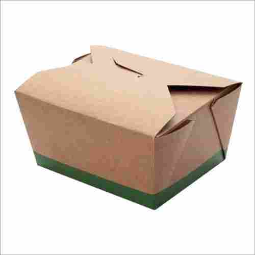 Plain Corrugated Takeout Box