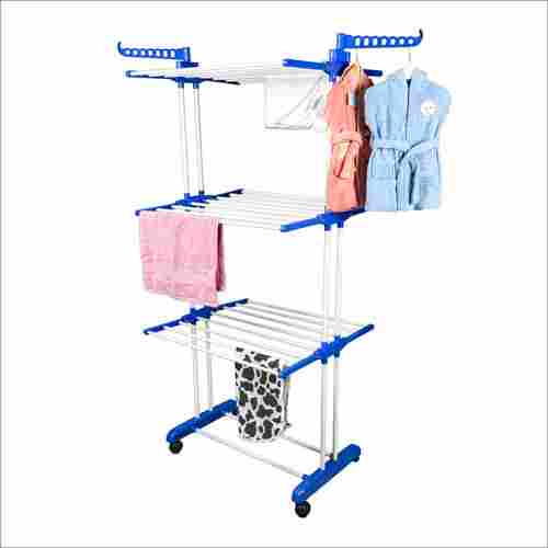 Wheeled Cloth Drying Stand