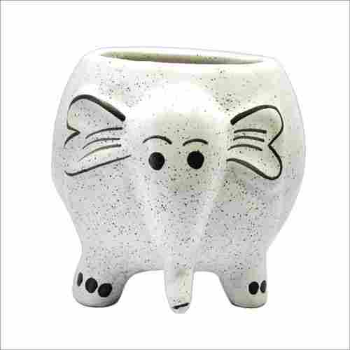 Ceramic Elephant Shape Flower Pot