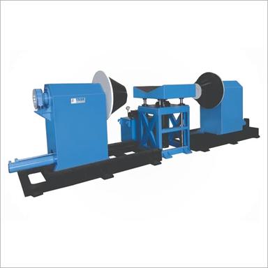Blue Cone Shape Decoiler Machine With Coil Lifter- 30 - 35 Ton Capacity