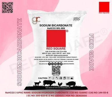 Sodium Bicarbonate - Feed Grade - Red Square Cas No: 144-55-8