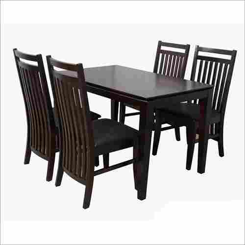 Wooden Dining Table Furniture With 4 Chair
