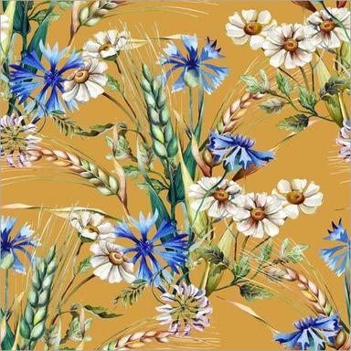 Digital Print 100% Polyester French Crepe Fabric