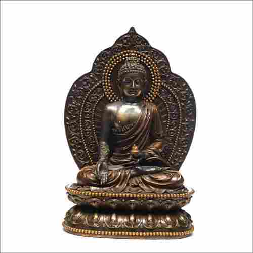 Ceramic Gold Plated Buddha Statue