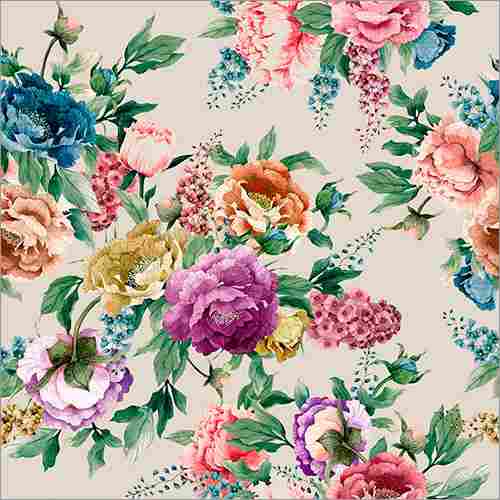 Fabric Floral Printing Service