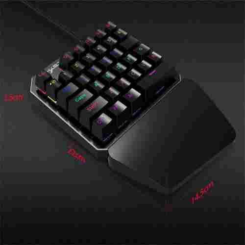 J100 One-Hand Mechanical Keyboard Suitable For Professional Gamers