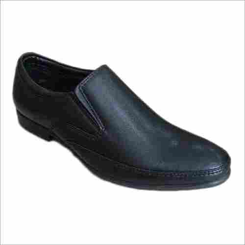 Mens Black Leather Loafer Shoes