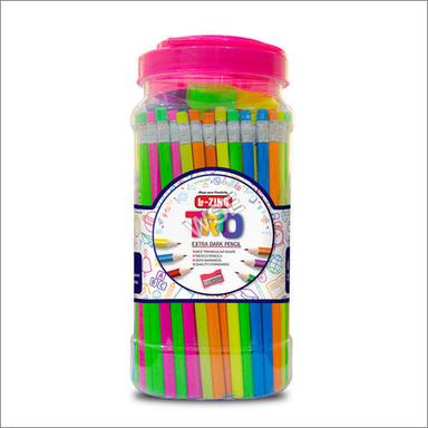 5 Assorted Colours Pencil Jar Box