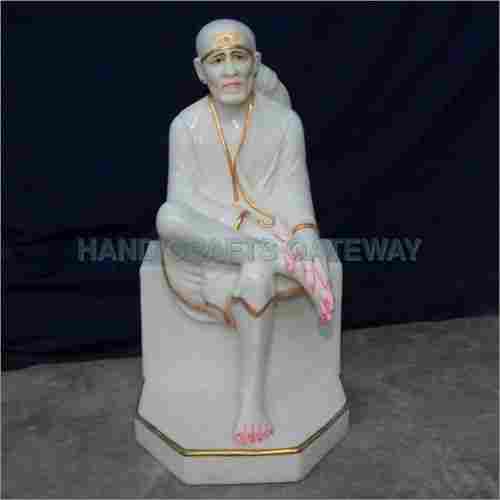 White Marble Shirdi Sai Baba Statue