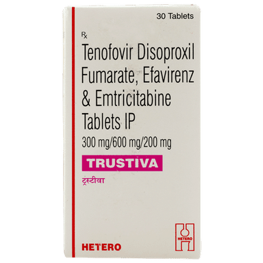 Trustiva 300 Mg/600 Mg/200 Mg Anti Hiv Medicine