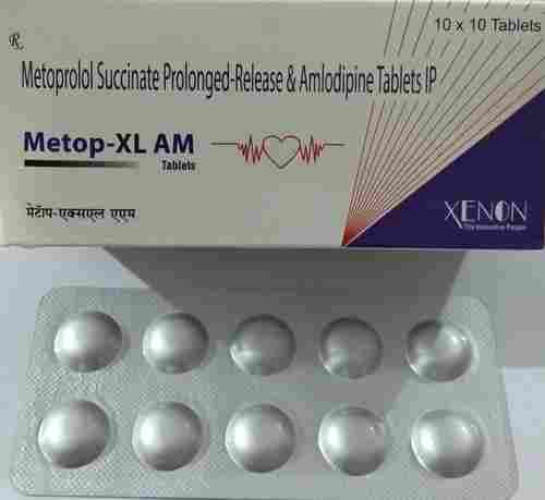 Metoprolol Succinate Prolonged Relese And Amlodipine 5mg Tablet