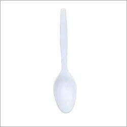 White 160 Mm Disposable Bagasse Spoon