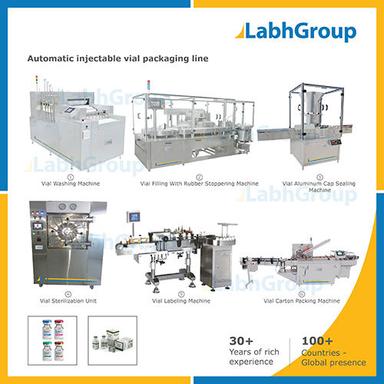 Stainless Steel Automatic Injectable Vial Packaging Line
