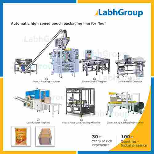 Automatic High Speed Pouch Packaging Line For Flour