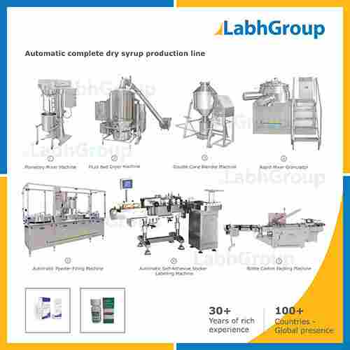 Pharma Dry Syrup Making Machine - Production Plant