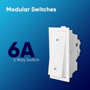 Brass And Polycarbonate 6A 2 Way Switch