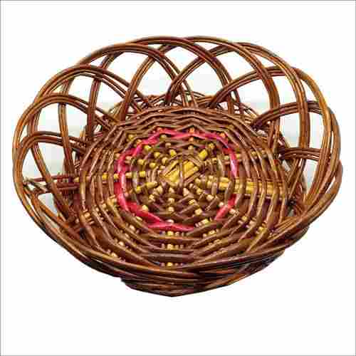 Hand Knitted Jali Cane Basket