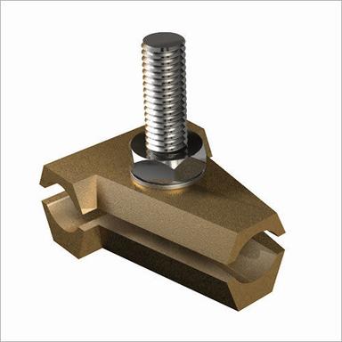Brass T Clamp with SS Bolt for Copper Conductor
