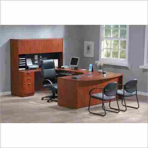 Brown Wooden Office Table