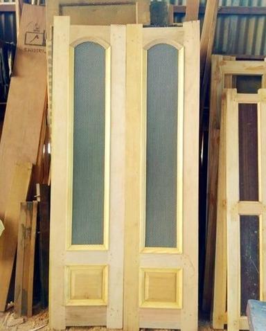 Brown Jali Wooden Door
