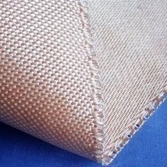 0.6Mm Thickness Heat Treated (Caramelized) Fiberglass Fabric Application: Welding Spark Protection Blankets/ Curtains