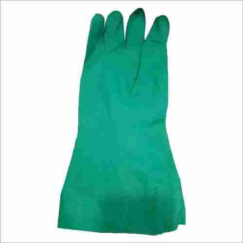 Green Leather Gloves
